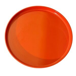Vintage Red/Orange Plate – Mario Luca Giusti Design –‎ Made in Italy